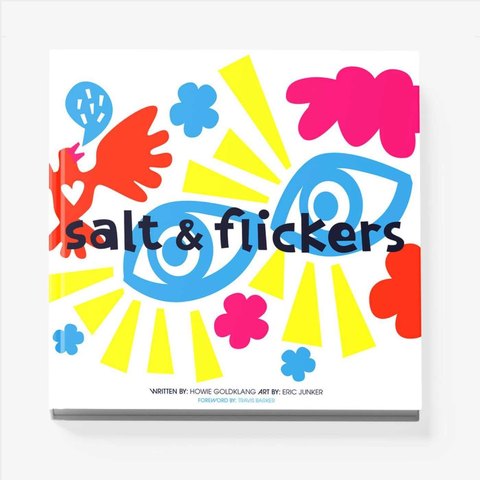 Cover of Salt & Flickers by Howie Goldklang