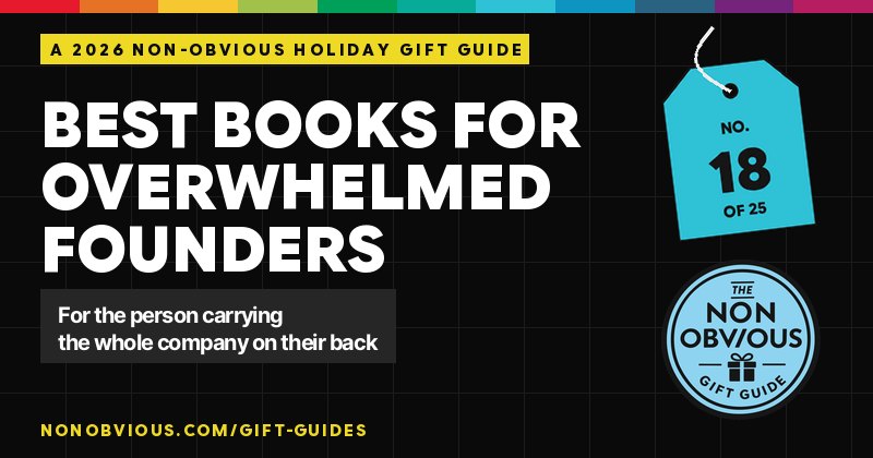 Best Books for Overwhelmed Founders