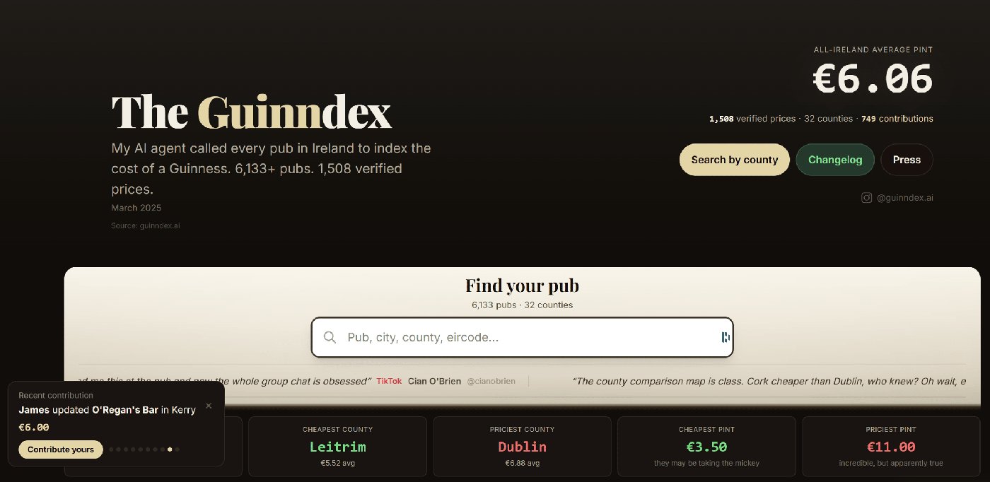 How AI Shamed Irish Pubs Into Lowering Beer Prices, the Tragedy of Taxes and India's Impossible Census issue artwork