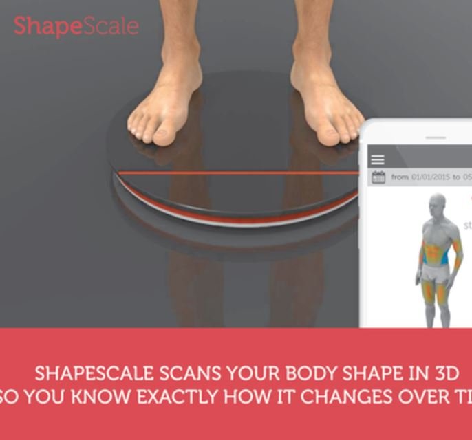New ShapeScale Can 3D Color Code Your Body Changes