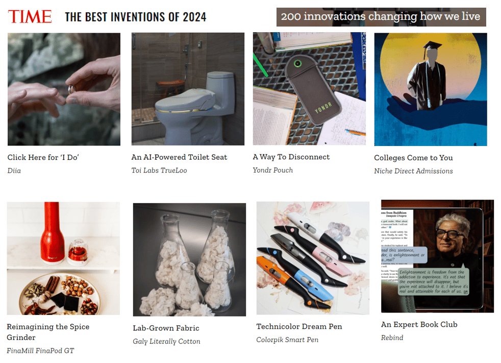 A Short Tour of the Best Inventions of 2024 According To TIME Magazine