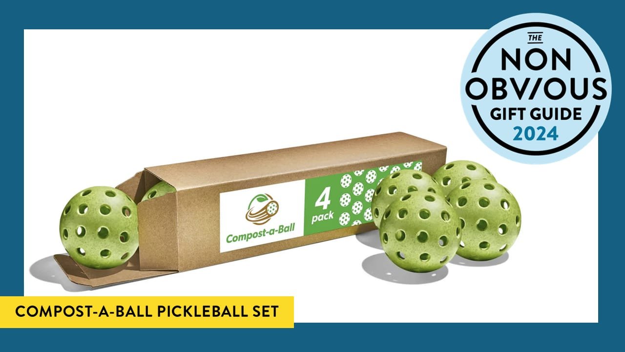 8. Compost-A-Ball™ Biodegradable Pickleball