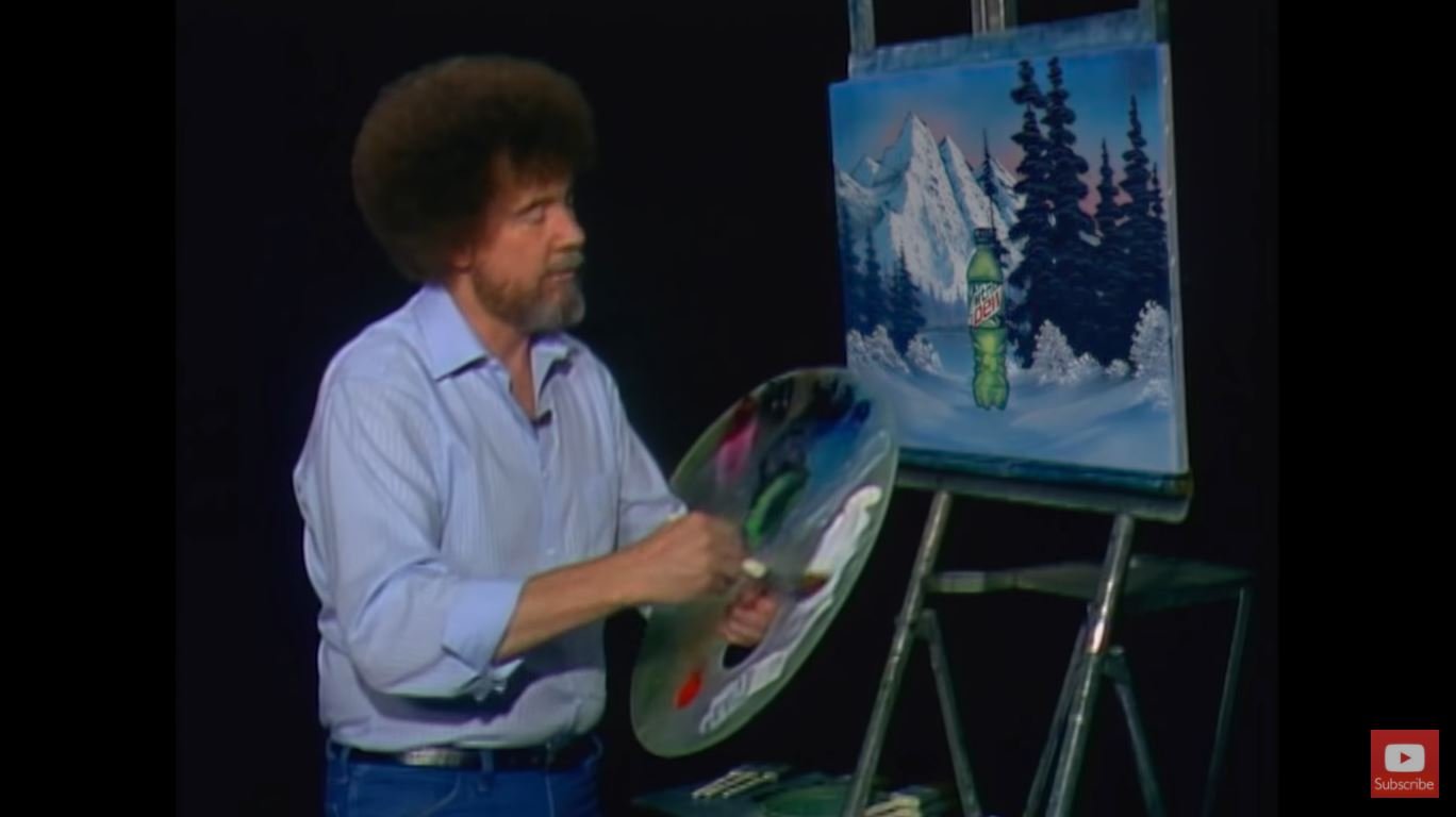 How Mountain Dew Brought Bob Ross Back to Life and (Probably) Why