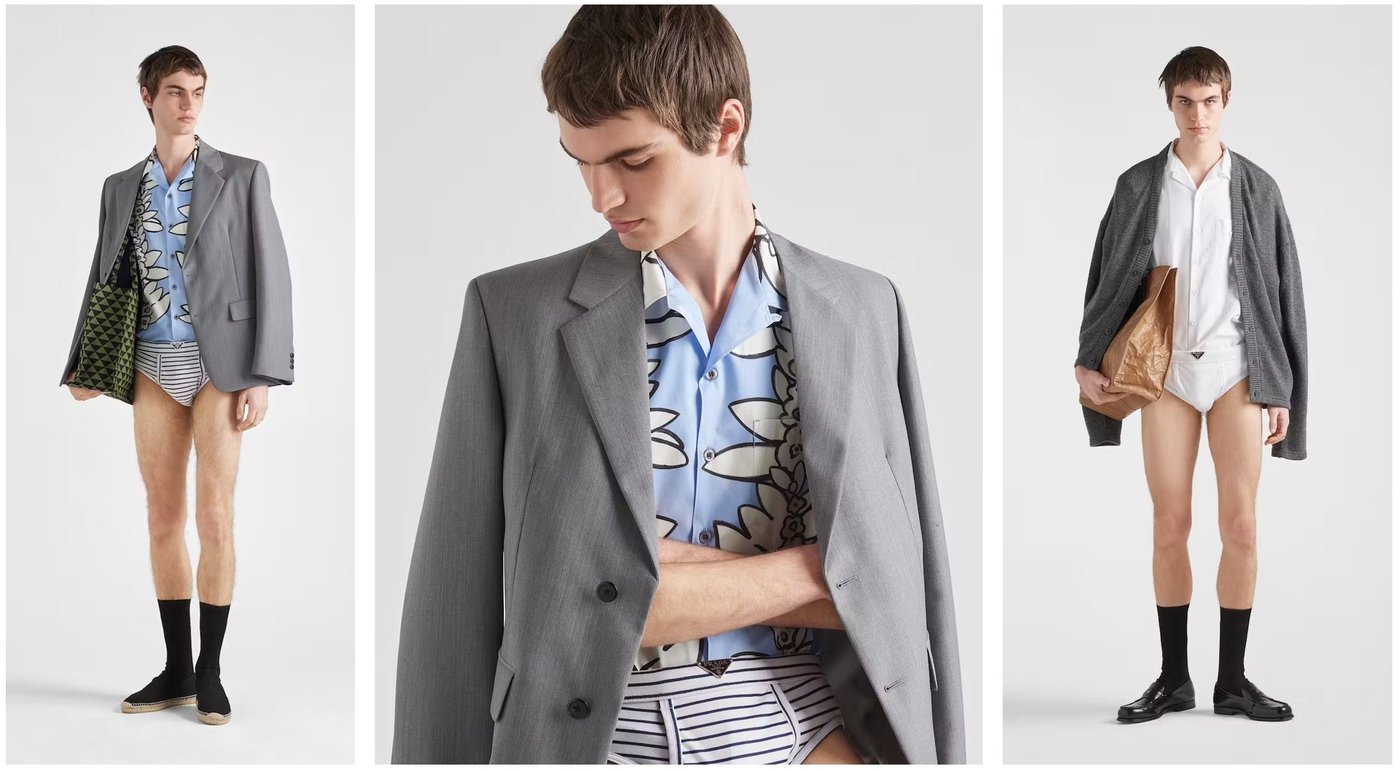 What Is Prada's New $650 Underwear Designed To Be Worn Without Pants Really Saying?