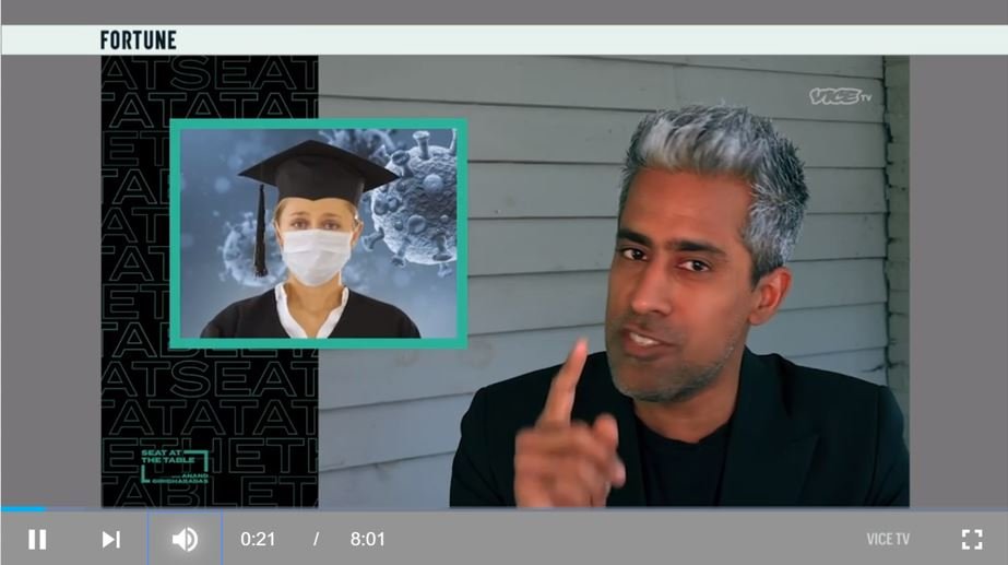 An Unusual Graduation Speech From Anand Giridharadas