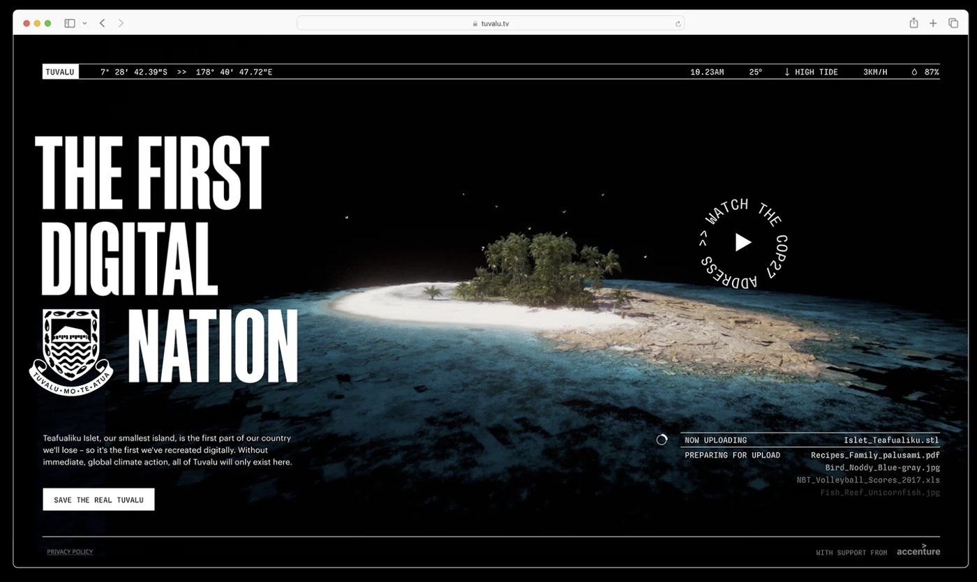 Tuvalu Desperately Announces They Might Become the World's First Digital Nation in the Metaverse