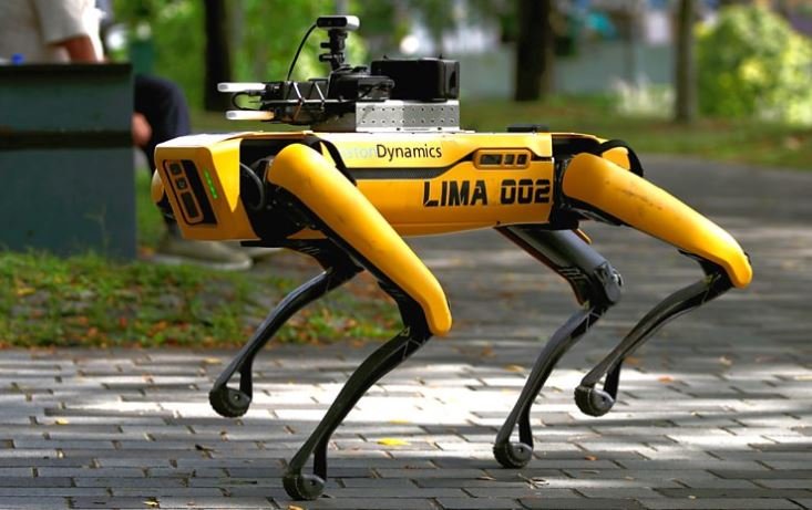 Singapore Uses Robot Dog To Enforce Social Distancing