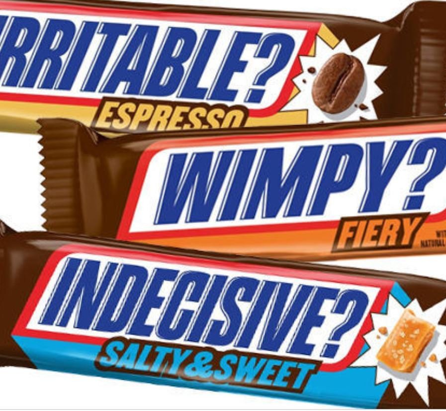 Snickers Launches Plan To Sell Candy Bars Based On Emotions