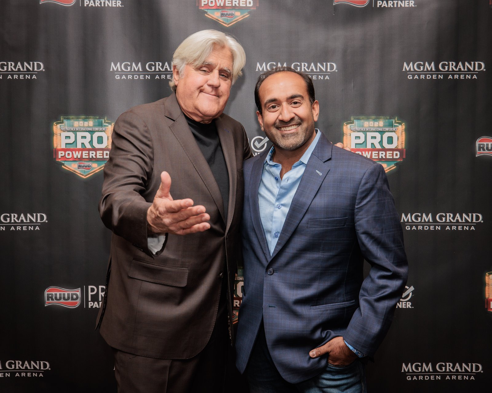 Rohit with Jay Leno