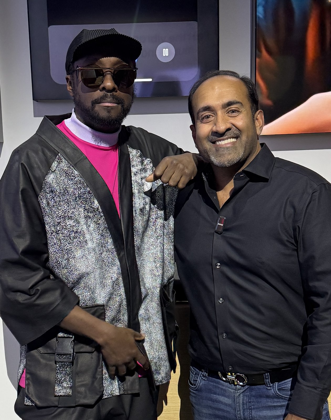 Rohit with will.i.am