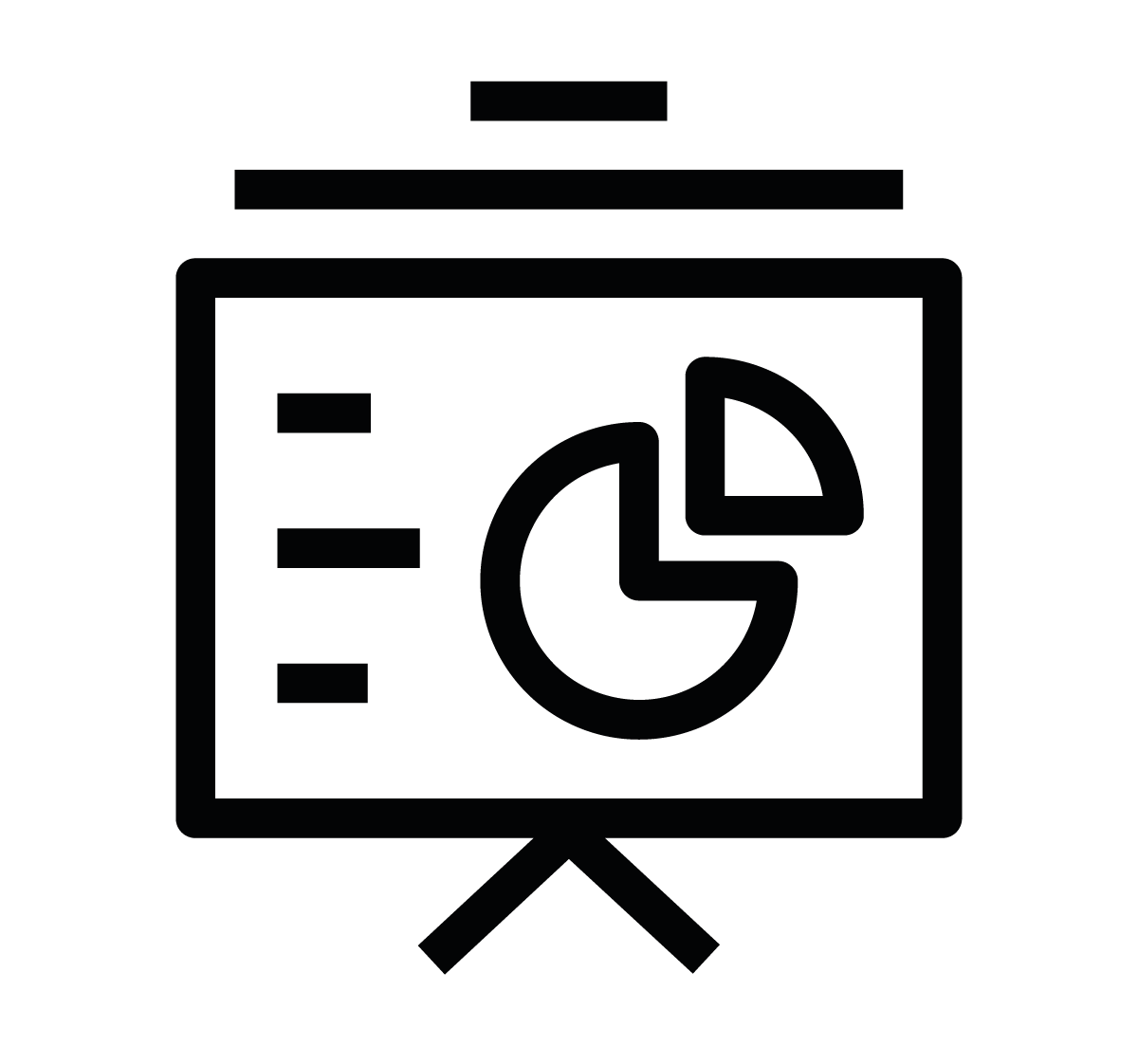 Visualized Data trend icon
