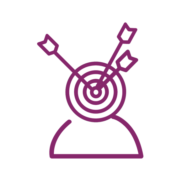 Overtargeting trend icon