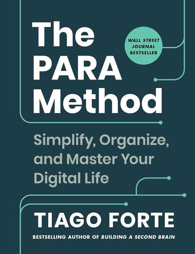 The PARA Method by Tiago Forte — book cover