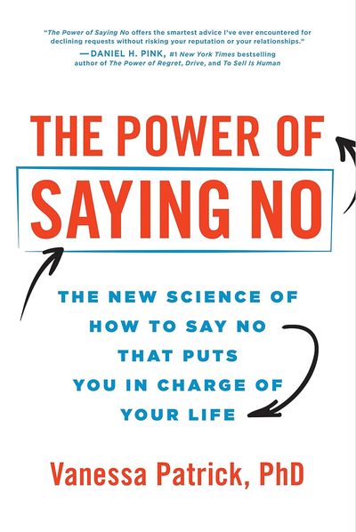The Power of Saying No by Vanessa Patrick — book cover