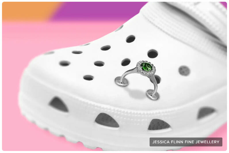 Would you put your engagement ring on a pair of Crocs?